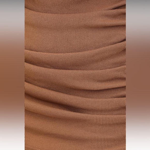 LIONESS Military Minds Mini Dress Camel Size XS - Picture 7 of 12